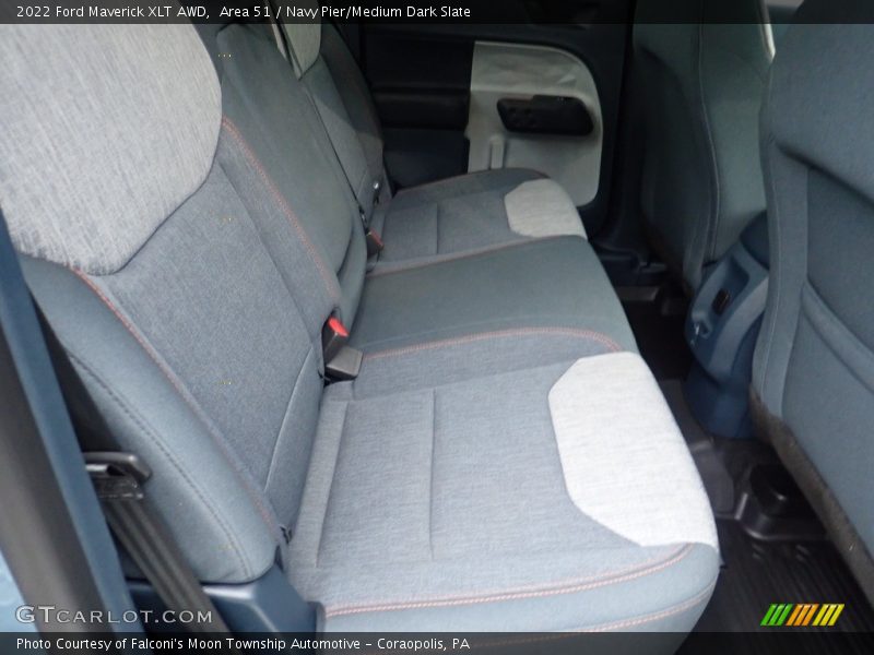 Rear Seat of 2022 Maverick XLT AWD