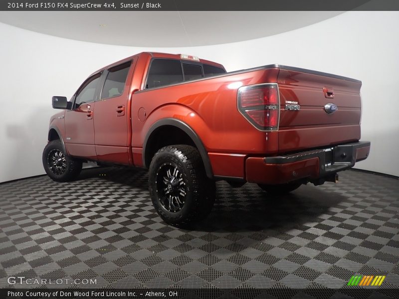 Sunset / Black 2014 Ford F150 FX4 SuperCrew 4x4