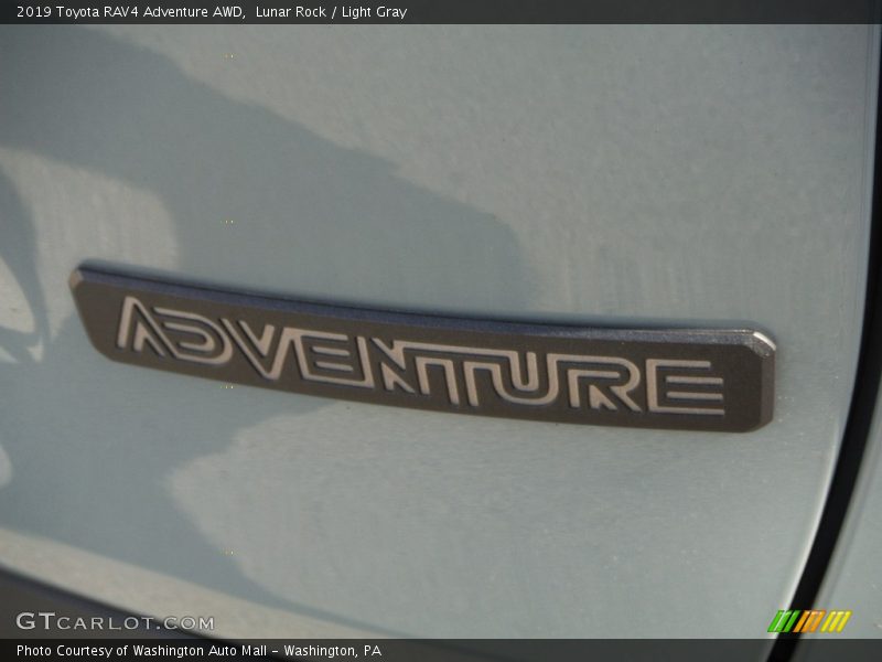 Lunar Rock / Light Gray 2019 Toyota RAV4 Adventure AWD