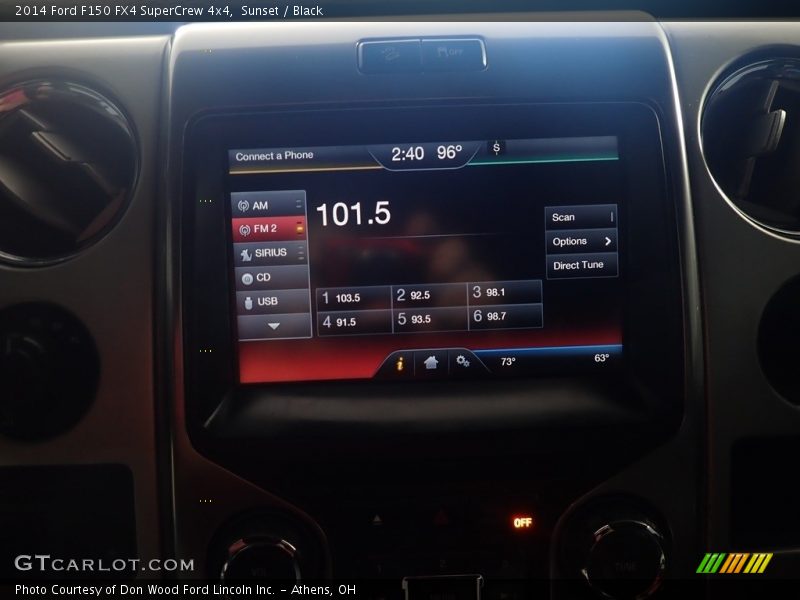 Sunset / Black 2014 Ford F150 FX4 SuperCrew 4x4