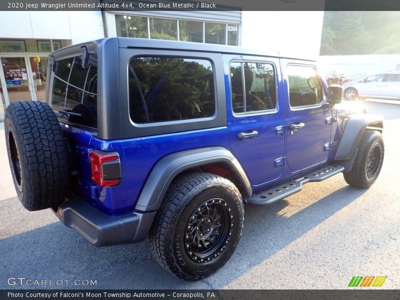 Ocean Blue Metallic / Black 2020 Jeep Wrangler Unlimited Altitude 4x4