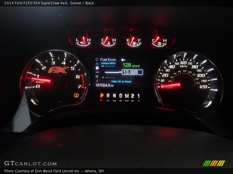 Sunset / Black 2014 Ford F150 FX4 SuperCrew 4x4