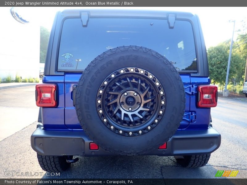 Ocean Blue Metallic / Black 2020 Jeep Wrangler Unlimited Altitude 4x4