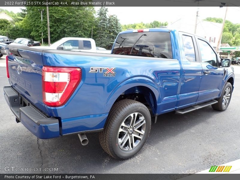 Atlas Blue Metallic / Black 2022 Ford F150 STX SuperCab 4x4