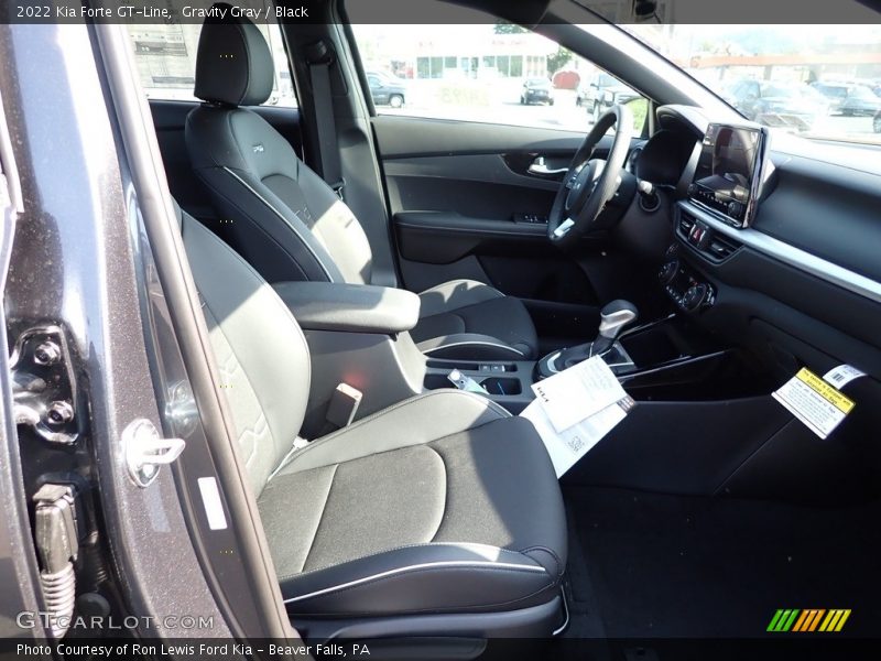 Gravity Gray / Black 2022 Kia Forte GT-Line