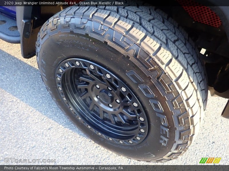 Ocean Blue Metallic / Black 2020 Jeep Wrangler Unlimited Altitude 4x4