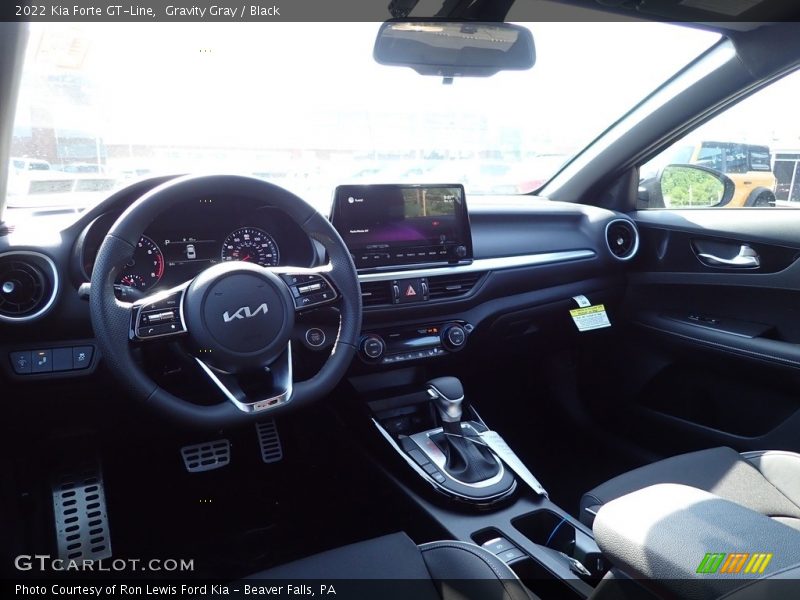 Gravity Gray / Black 2022 Kia Forte GT-Line
