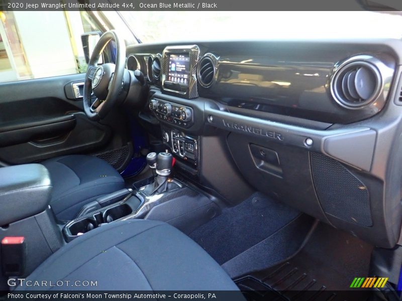 Ocean Blue Metallic / Black 2020 Jeep Wrangler Unlimited Altitude 4x4