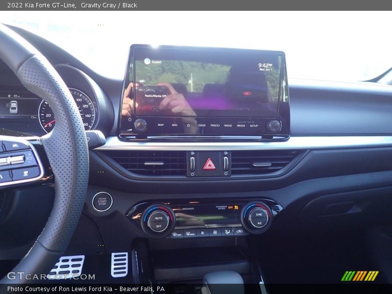 Gravity Gray / Black 2022 Kia Forte GT-Line