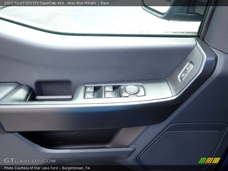 Atlas Blue Metallic / Black 2022 Ford F150 STX SuperCab 4x4