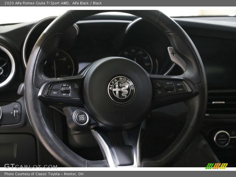 Alfa Black / Black 2020 Alfa Romeo Giulia TI Sport AWD