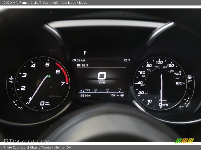 Alfa Black / Black 2020 Alfa Romeo Giulia TI Sport AWD