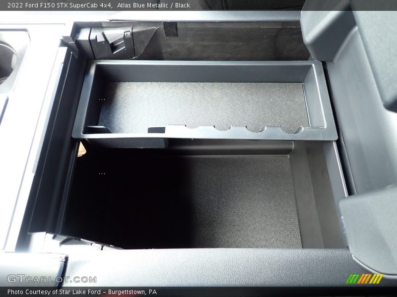 Atlas Blue Metallic / Black 2022 Ford F150 STX SuperCab 4x4
