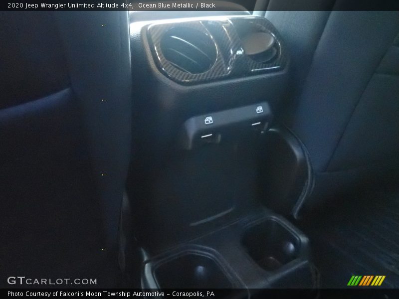 Ocean Blue Metallic / Black 2020 Jeep Wrangler Unlimited Altitude 4x4