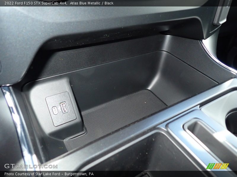 Atlas Blue Metallic / Black 2022 Ford F150 STX SuperCab 4x4