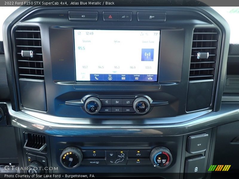 Atlas Blue Metallic / Black 2022 Ford F150 STX SuperCab 4x4