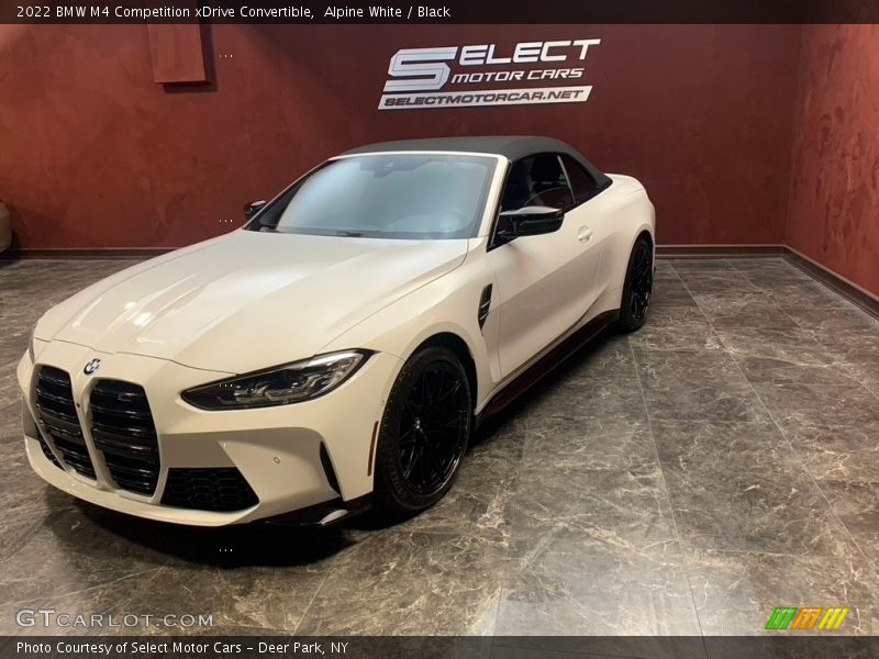 Alpine White / Black 2022 BMW M4 Competition xDrive Convertible