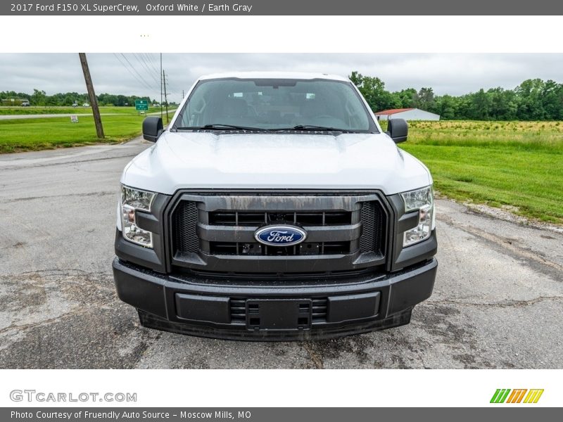 Oxford White / Earth Gray 2017 Ford F150 XL SuperCrew