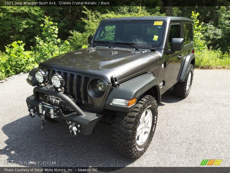 Granite Crystal Metallic / Black 2021 Jeep Wrangler Sport 4x4