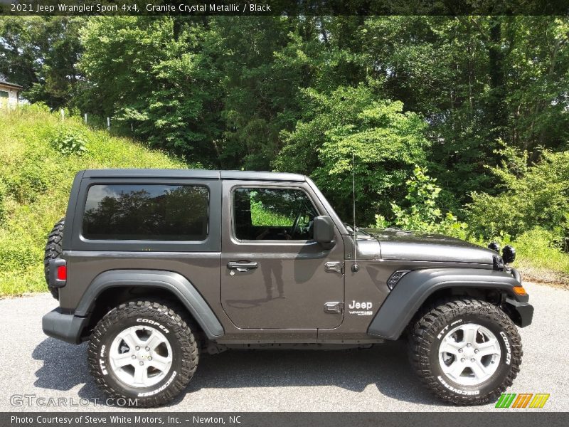 Granite Crystal Metallic / Black 2021 Jeep Wrangler Sport 4x4