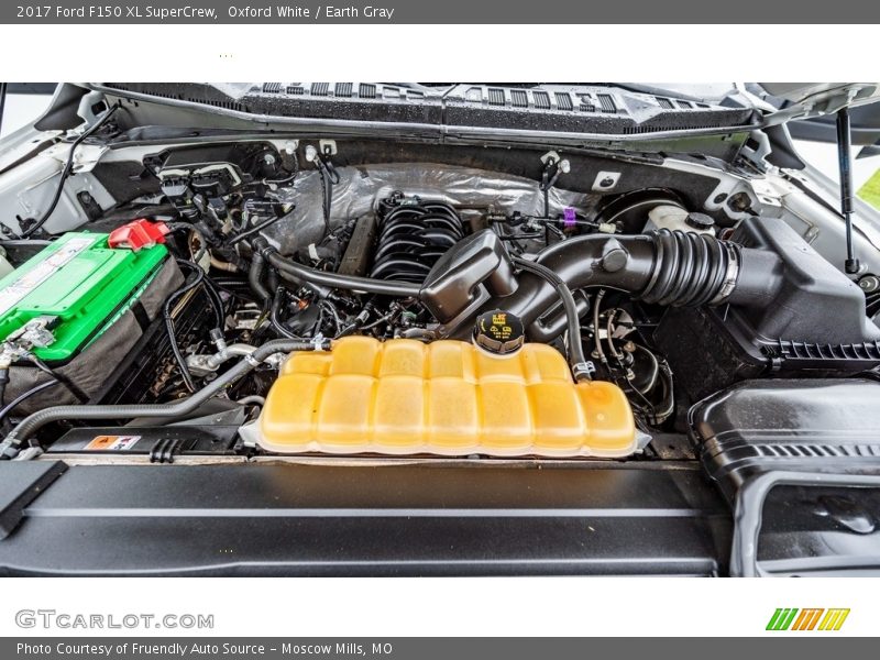 Oxford White / Earth Gray 2017 Ford F150 XL SuperCrew