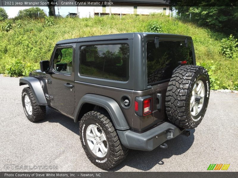 Granite Crystal Metallic / Black 2021 Jeep Wrangler Sport 4x4