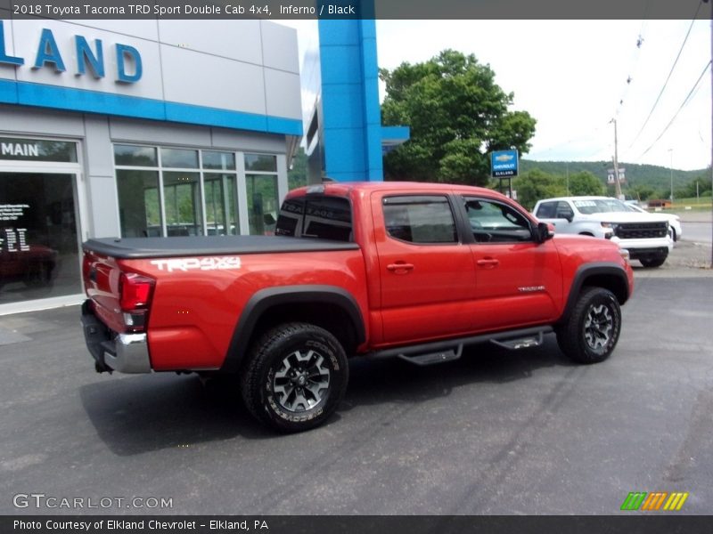 Inferno / Black 2018 Toyota Tacoma TRD Sport Double Cab 4x4