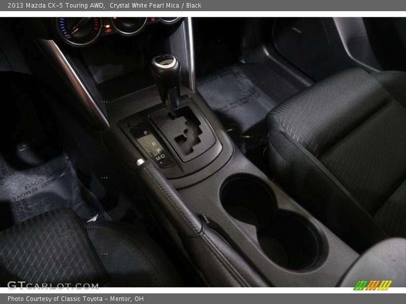 Crystal White Pearl Mica / Black 2013 Mazda CX-5 Touring AWD