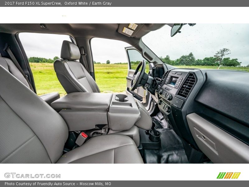 Oxford White / Earth Gray 2017 Ford F150 XL SuperCrew