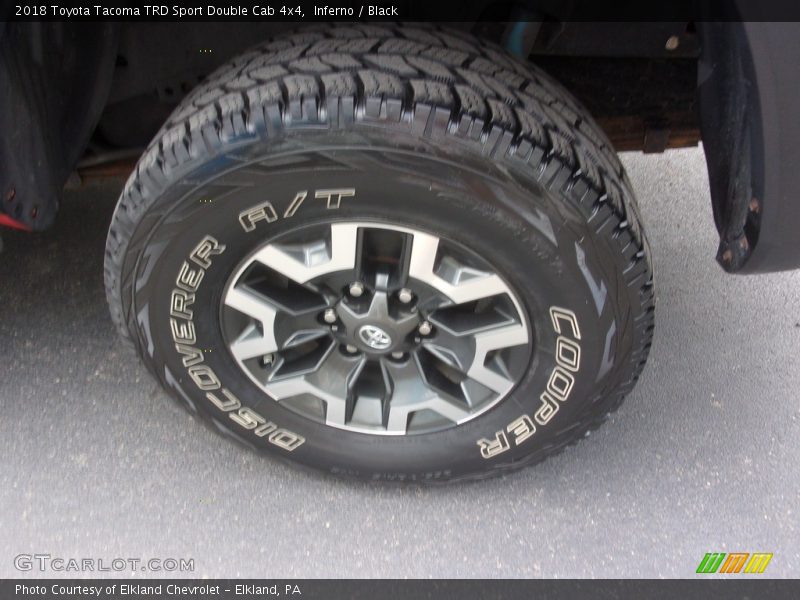 Inferno / Black 2018 Toyota Tacoma TRD Sport Double Cab 4x4