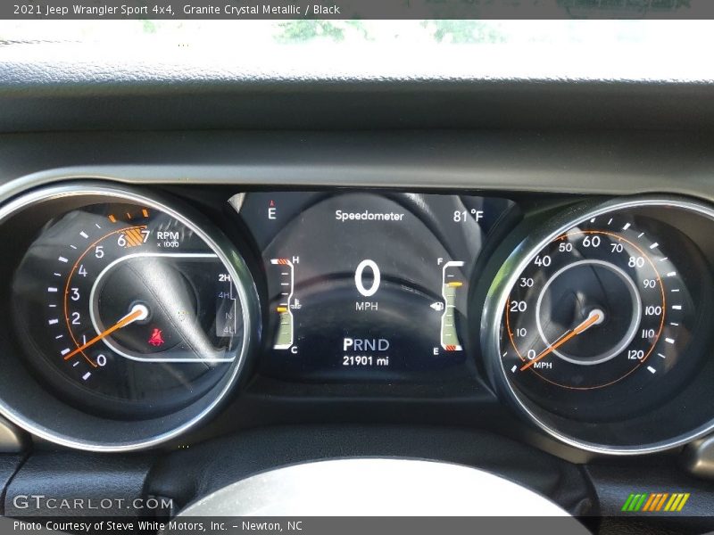 Granite Crystal Metallic / Black 2021 Jeep Wrangler Sport 4x4