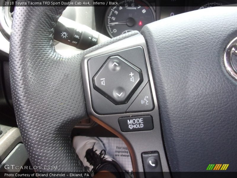 Inferno / Black 2018 Toyota Tacoma TRD Sport Double Cab 4x4