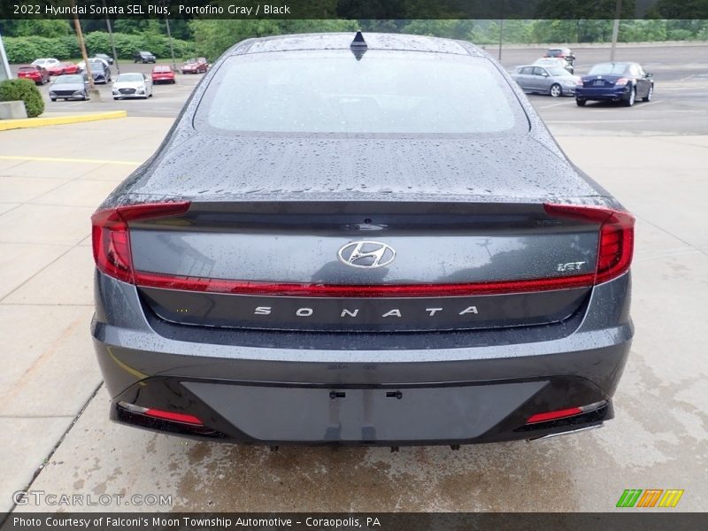 Portofino Gray / Black 2022 Hyundai Sonata SEL Plus
