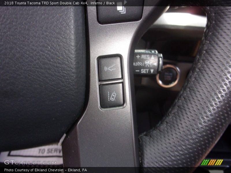 Inferno / Black 2018 Toyota Tacoma TRD Sport Double Cab 4x4