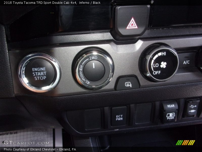 Inferno / Black 2018 Toyota Tacoma TRD Sport Double Cab 4x4