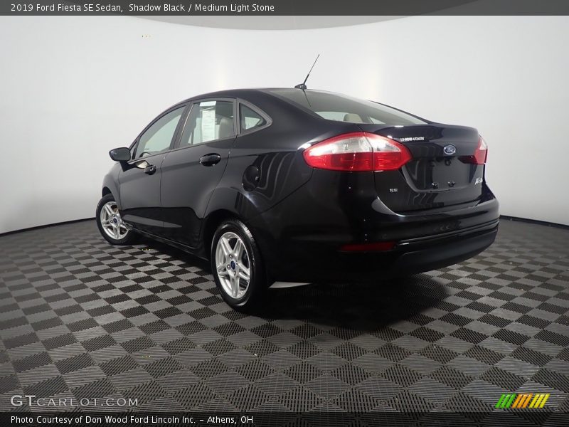 Shadow Black / Medium Light Stone 2019 Ford Fiesta SE Sedan