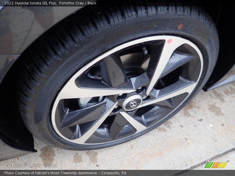 Portofino Gray / Black 2022 Hyundai Sonata SEL Plus