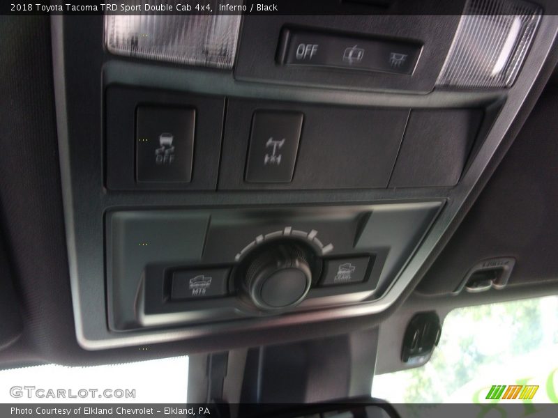 Inferno / Black 2018 Toyota Tacoma TRD Sport Double Cab 4x4
