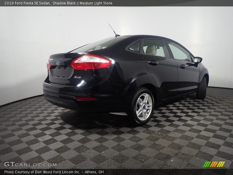 Shadow Black / Medium Light Stone 2019 Ford Fiesta SE Sedan