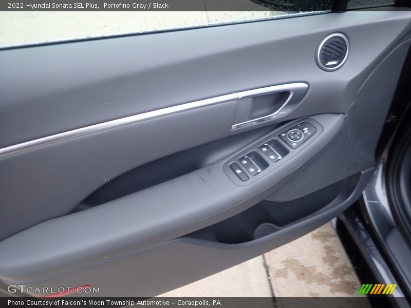 Portofino Gray / Black 2022 Hyundai Sonata SEL Plus