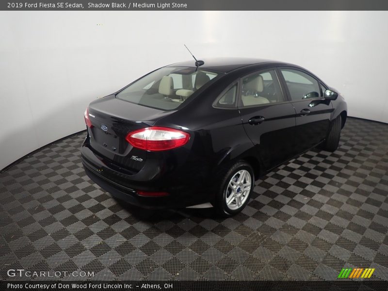 Shadow Black / Medium Light Stone 2019 Ford Fiesta SE Sedan