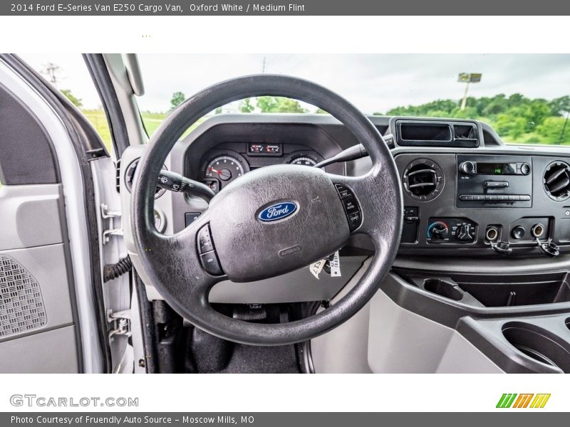 Oxford White / Medium Flint 2014 Ford E-Series Van E250 Cargo Van