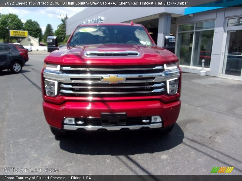 Cherry Red Tintcoat / Jet Black/­Umber 2022 Chevrolet Silverado 2500HD High Country Crew Cab 4x4