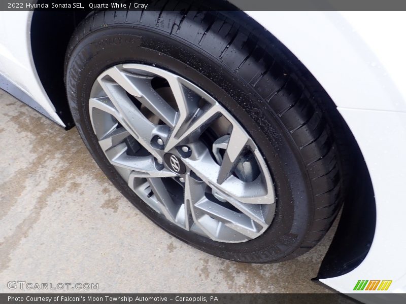 Quartz White / Gray 2022 Hyundai Sonata SEL