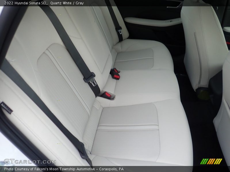 Quartz White / Gray 2022 Hyundai Sonata SEL