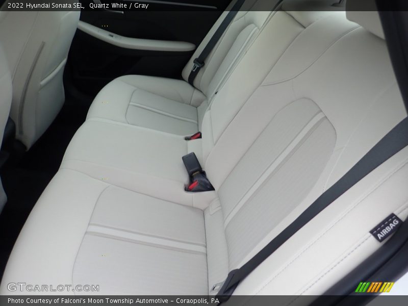 Quartz White / Gray 2022 Hyundai Sonata SEL