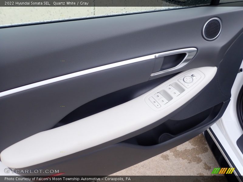 Quartz White / Gray 2022 Hyundai Sonata SEL