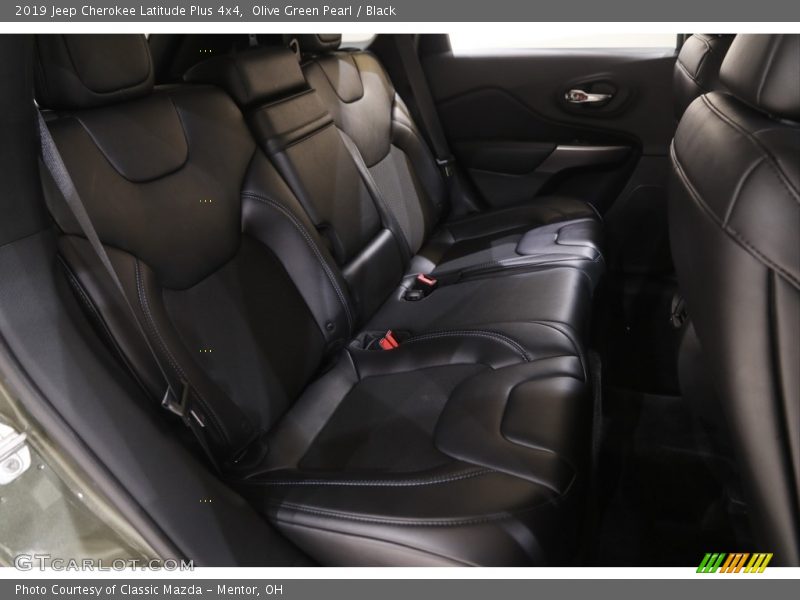 Olive Green Pearl / Black 2019 Jeep Cherokee Latitude Plus 4x4