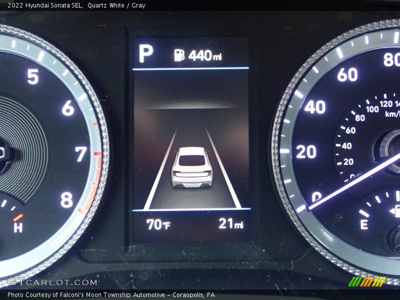 Quartz White / Gray 2022 Hyundai Sonata SEL