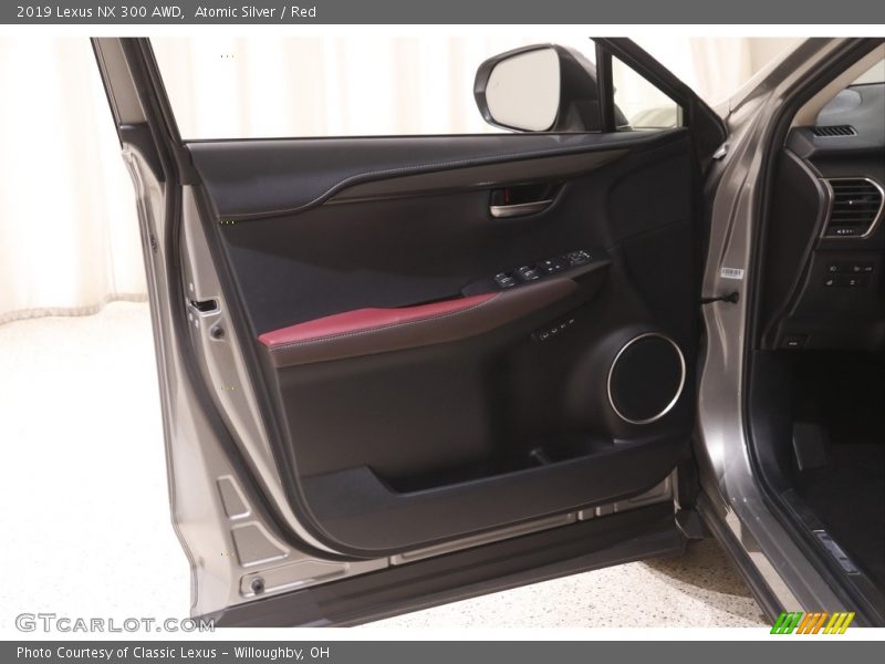 Atomic Silver / Red 2019 Lexus NX 300 AWD